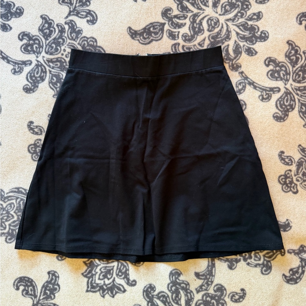 Classic Black A-Line Skirt